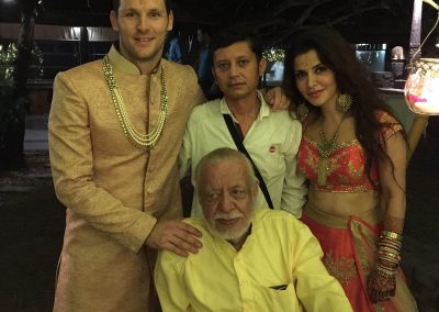 Wedding at the table